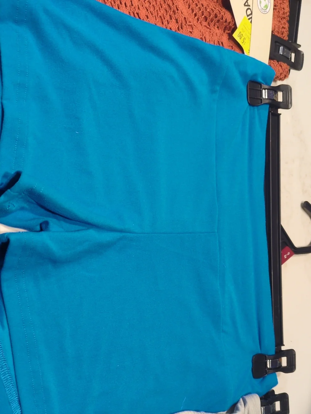 Mixed Knit & Solid Tops - Blue, Rust, Cream